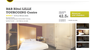 B&B Hôtel Lille Tourcoing Centre