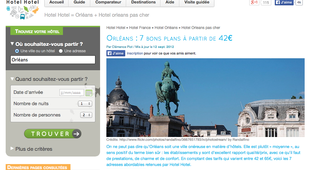 Hôtels d'Orleans pas chers