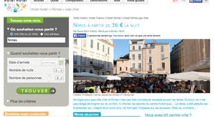 Hôtel Nîmes pas cher