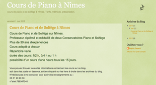 Cours de Piano à Nîmes 