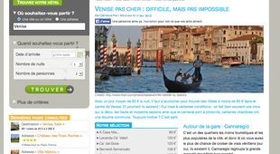 Hôtel pas cher Venise