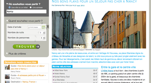 Bons plans pour un séjour pas cher à Nancy