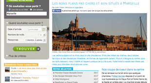 Bons plans pas chers et bien situés à Marseille