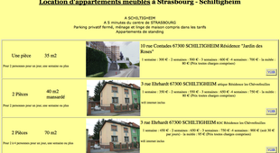 Location Meublés Strasbourg
