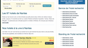 Tous les hôtels à Nantes