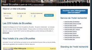 Hôtels Bruxelles