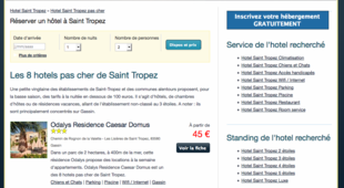 Hôtels à Saint-Tropez pas chers
