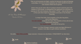 A la Fleur d'Oranger : Chambre d'hôtes à Lille